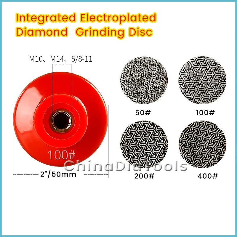 2in Integrated Electroplated Diamond Grinding Disc